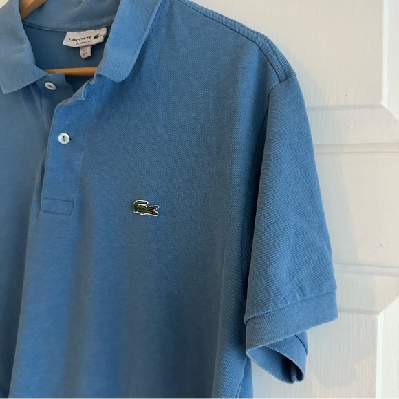 Lacoste Blue Men’s Classic Pique Short-Sleeve Polo Shirt Size XL - Picture 2 of 7